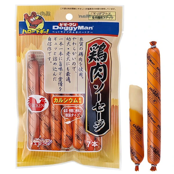 Ласощі для собак DoggyMan Chicken Sausages