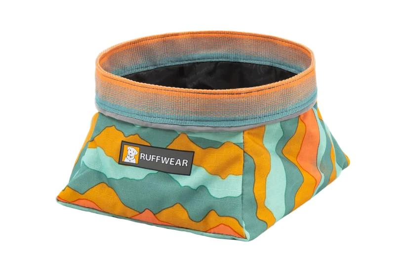 Складна миска для собак Ruffwear Quencher™ M Бірюзово-жовтогарячий