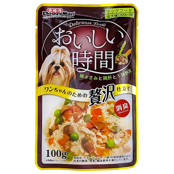 Корм для собак DoggyMan Low Fat, Курка з печінкою 100г