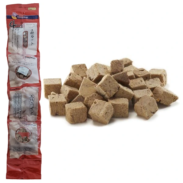 Сублімовані ласощі для котів CattyMan Freeze Dried Beef Liver Dice