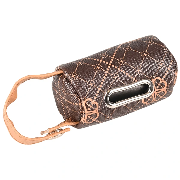 Сумка-диспенсер для пакетів для фекалій Flamingo Bag Holder Vito, коричневий