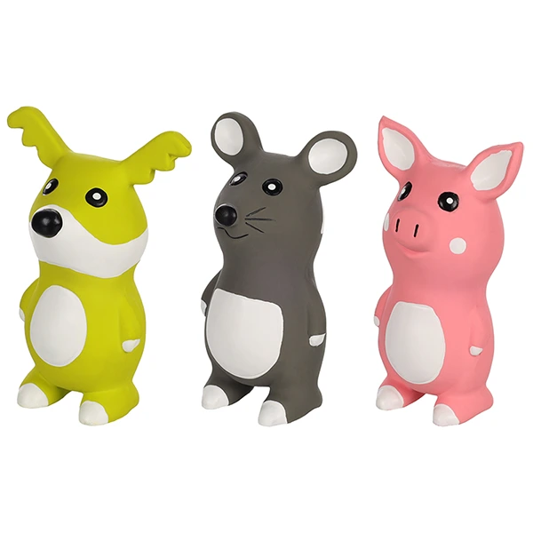 Іграшка для собак Flamingo Bocca Dog Mouse Pig, латексна, з пищалкою