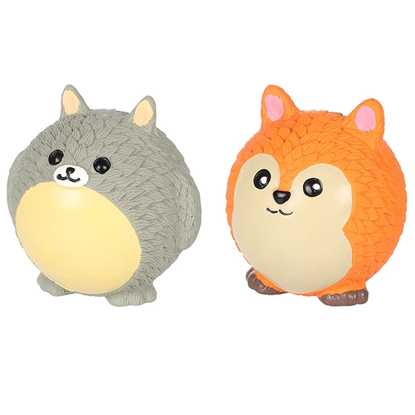 Іграшка для собак Flamingo Bolka Chinchilla Fox, з пищалкою