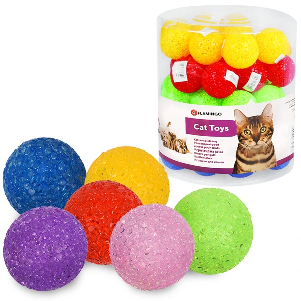 Іграшка для котів Flamingo Glitter Ball