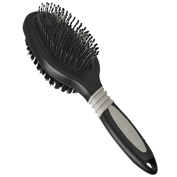 Щітка для шерсті Flamingo Groo’Me Bristle Brush&Pin, двостороння, L