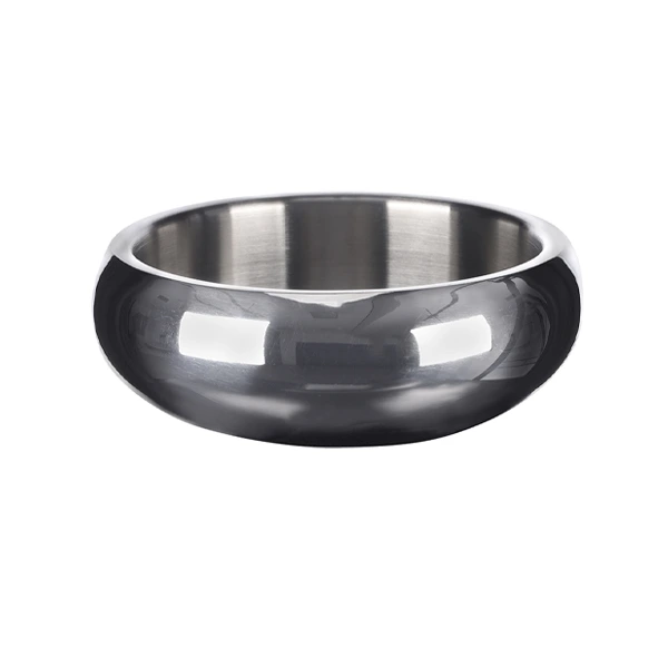 Миска для собак Flamingo Muna Silver, M, 0.79 л
