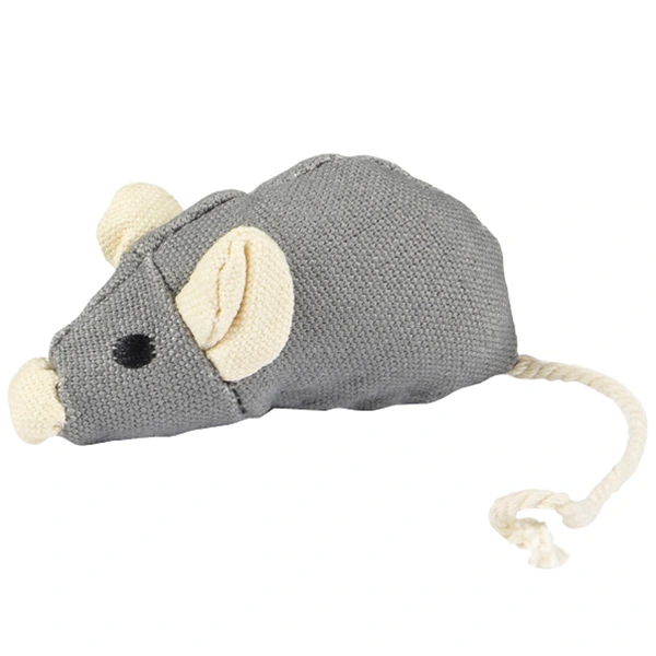 Іграшка для котів Flamingo Natural Fun Mouse, екологічна з котячою м'ятою