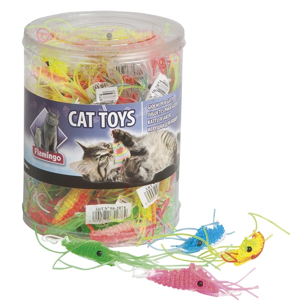 Іграшка для котів Flamingo Plastic Shrimp