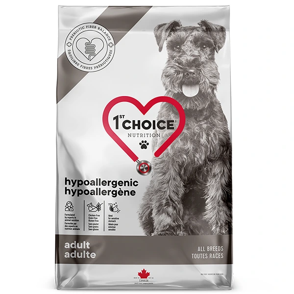 Корм для собак 1st Choice Adult Hypoallergenic, Качка, 4.5 кг