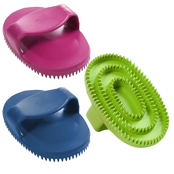 Щітка для собак Flamingo Ruber Oval Brush, овальна гумова