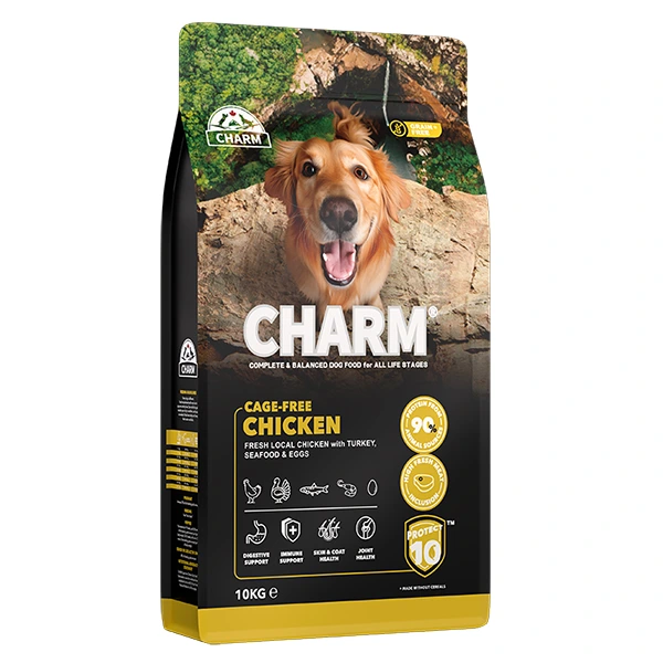 Сухий беззерновий холістик корм для собак Charm Cage-Free Chicken, Курка вільного вигулу, 10 кг
