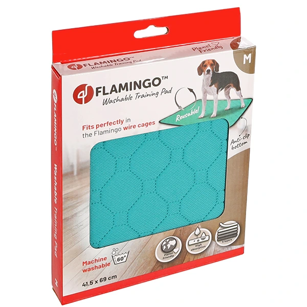 Багаторазова пелюшка для собак Flamingo Training Pad Patsy, Зелений, M