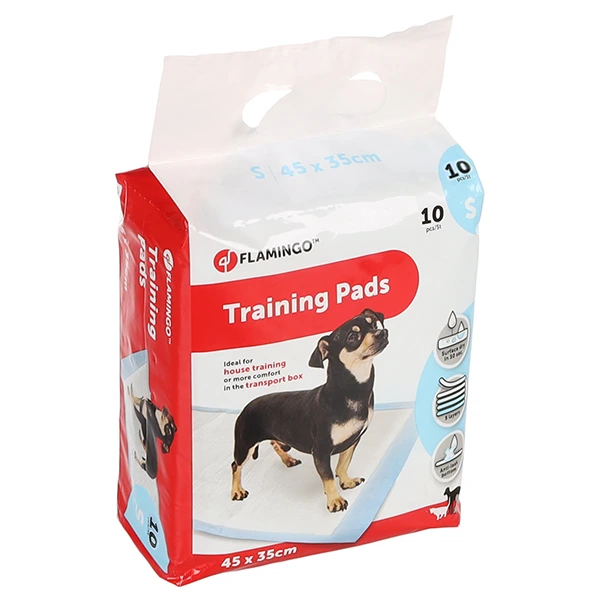 Одноразова пелюшка для цуценят Flamingo Training Pads Puppy, S, 45 см х 35 см