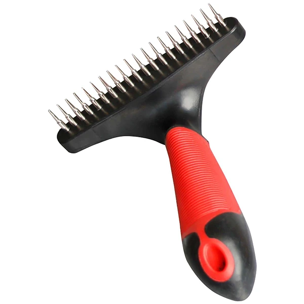 Граблі для собак Flamingo Undercoat Rake Single Row Short, короткі зубці, L