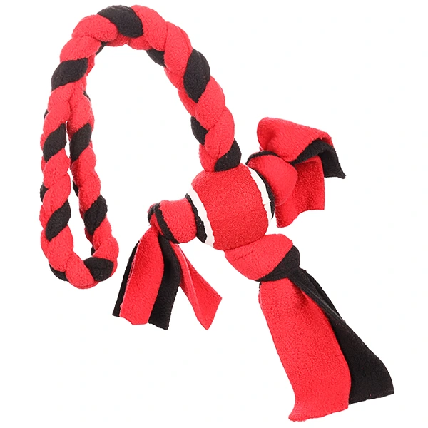 МОТУЗКА З М’ЯЧЕМ іграшка для собак Flamingo Womas Fleece Rope With Ball