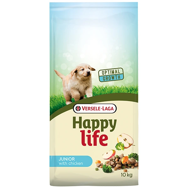 Корм для цуценят Happy Life Junior with Chicken, для всіх порід, 10 кг