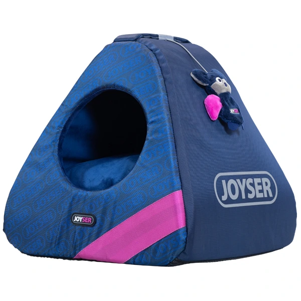 Будиночок для котів Joyser Cat Home, іграшка кажан з котячою м`ятою, Синій - рожевий