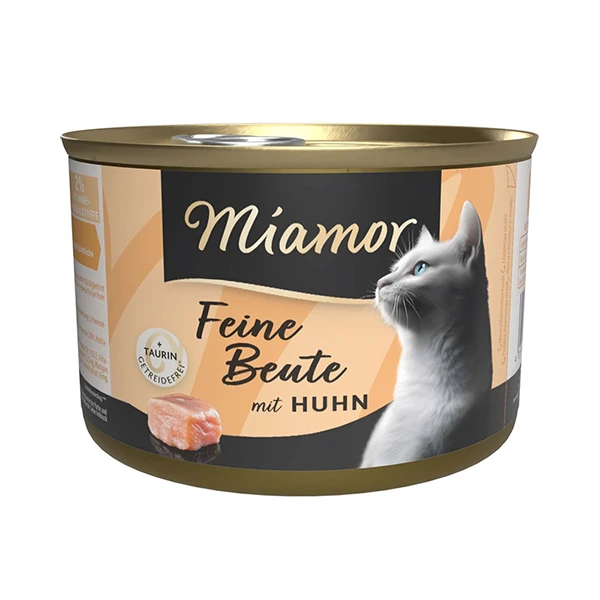 Вологий корм для котів Miamor Feine Beute, Курка