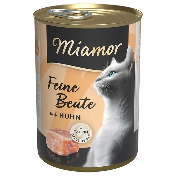 Вологий корм для котів Miamor Feine Beute, Курка, 0.4 кг