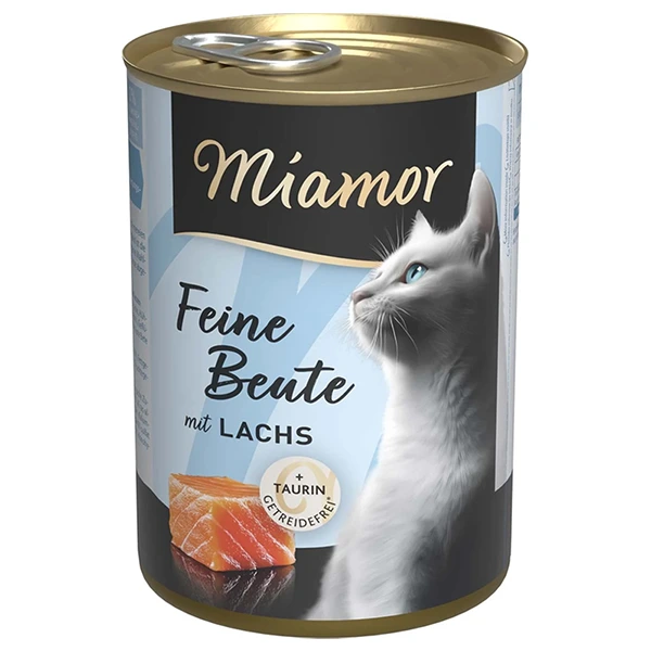 Вологий корм для котів Miamor Feine Beute, Лосось, 0.4 кг