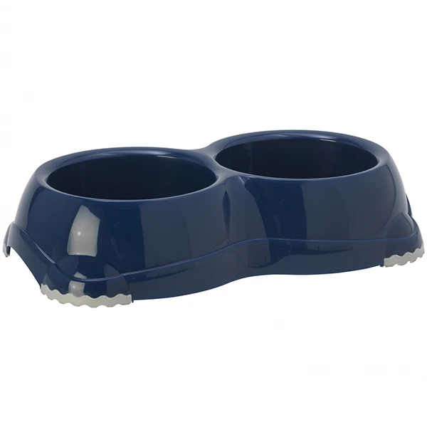 Подвійна миска для собак Moderna Double Smarty Bowl Medium, Чорничний, 2х645 мл