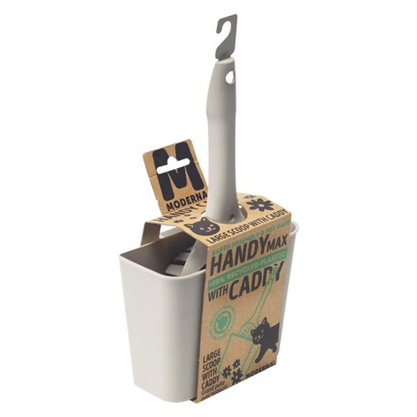 Лопатка для наповнювача Moderna Handy Max with Caddy, Теплий сірий