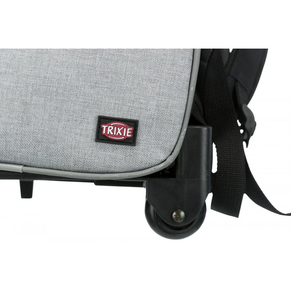 Сумка-рюкзак Trixie для собак Trolley до 8кг из полиэстера черная/серая 32х45х25 см