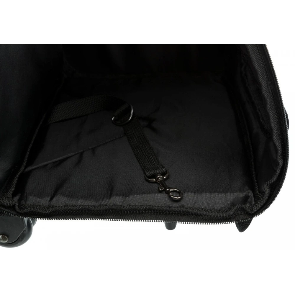 Сумка-рюкзак Trixie для собак Trolley до 8кг из полиэстера черная/серая 32х45х25 см