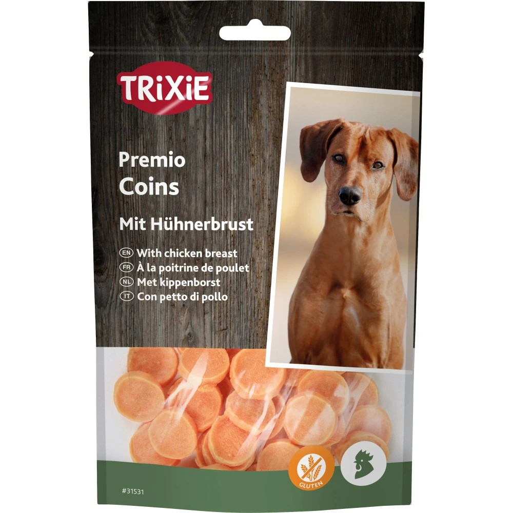Ласощі Trixie Premio Chicken Coins для собак монетки з куркою 100 г