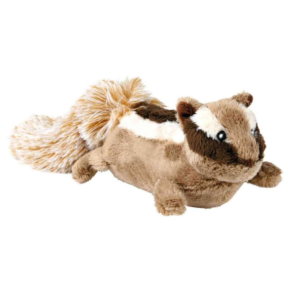 Іграшка Trixie Chipmunk для собак Бурундук з пискавкою плюш 28 см
