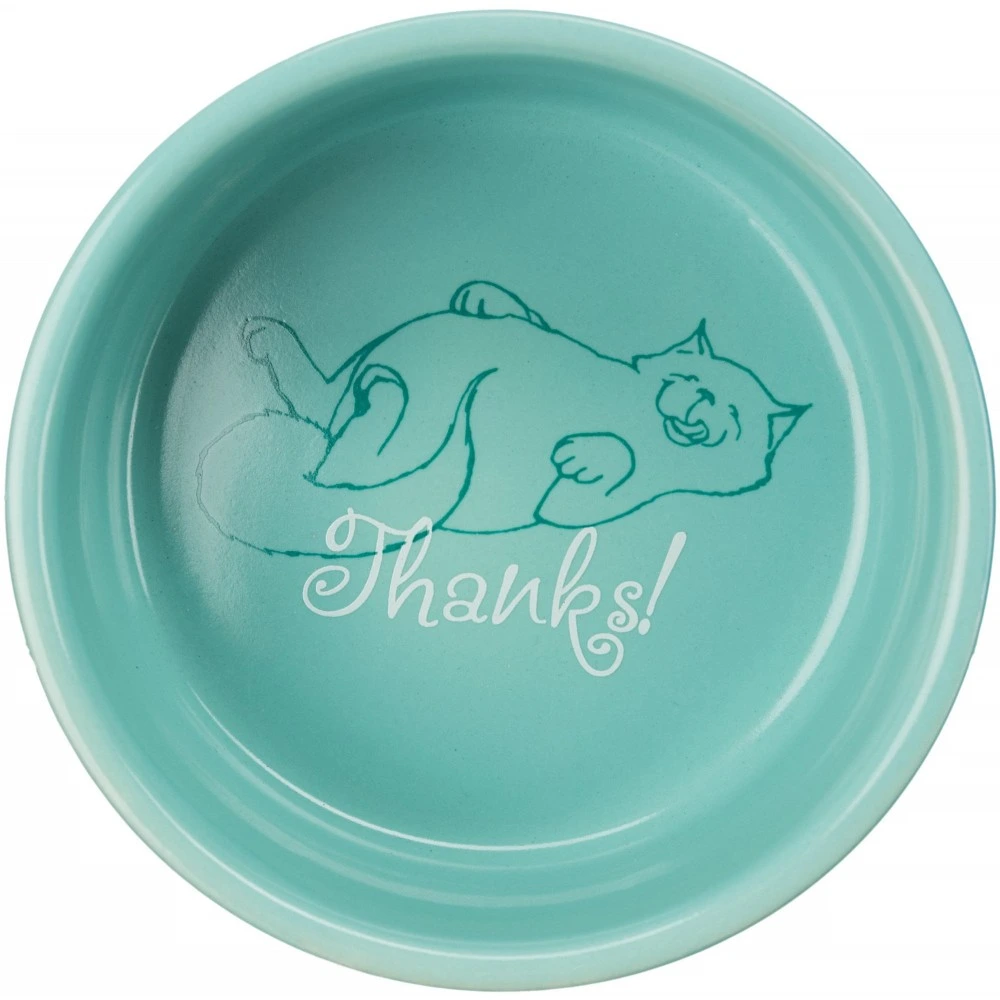 Миска Trixie для кошек Thanks for Service керамическая 300 мл/11 см