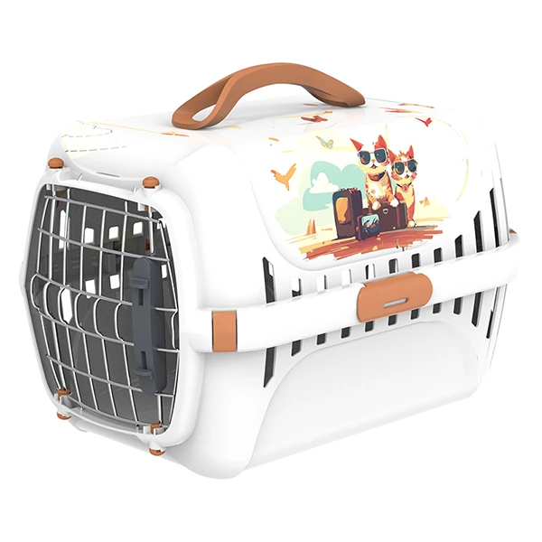 Переноска для котів Moderna Trendy Runner Indy&Louise, Сіро-білий
