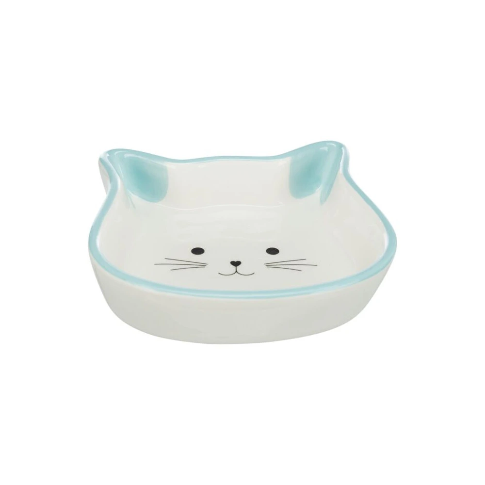 Миска Trixie для котів у формі котячої мордочки керамічна 250 мл/12 см