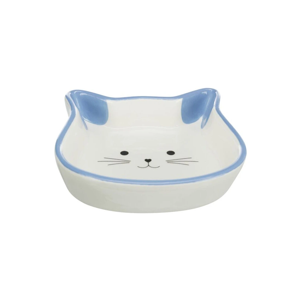 Миска Trixie для котів у формі котячої мордочки керамічна 250 мл/12 см