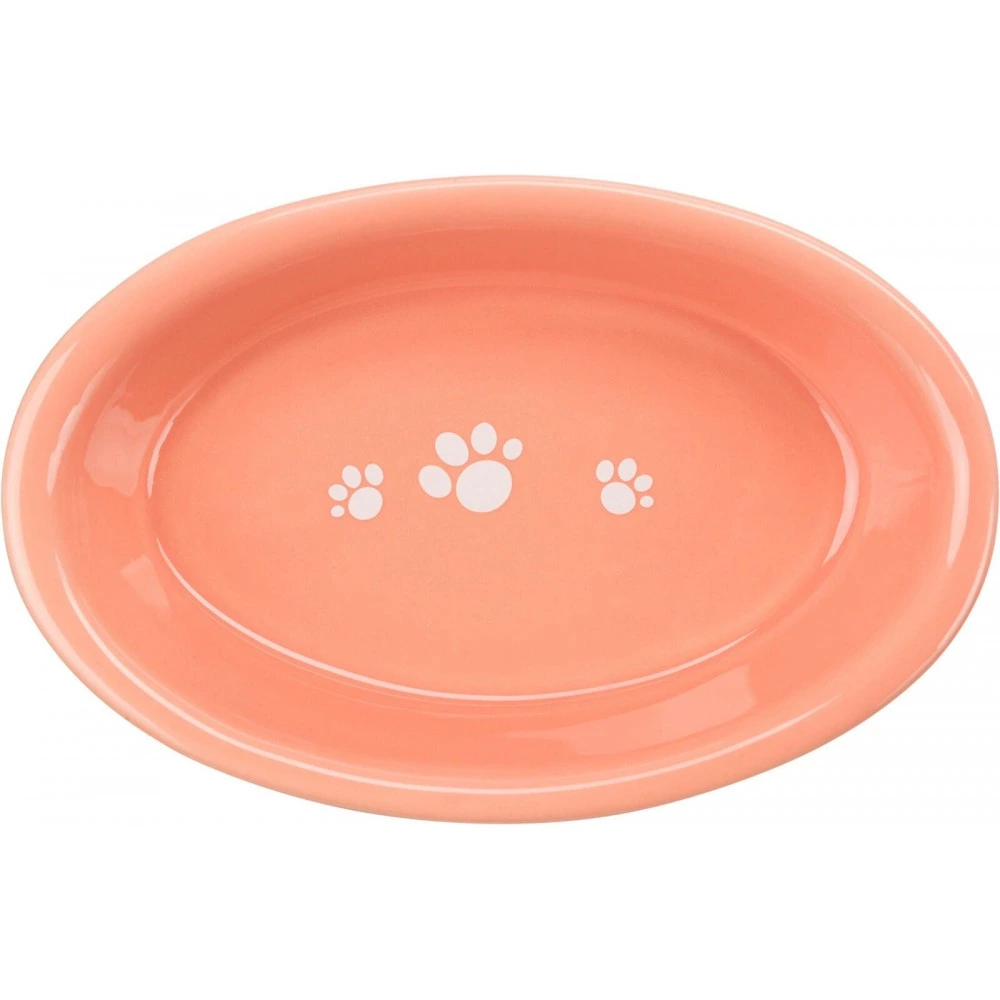 Миска Trixie для котів короткомордих порід овальна керамічна 15х10 см 200 мл