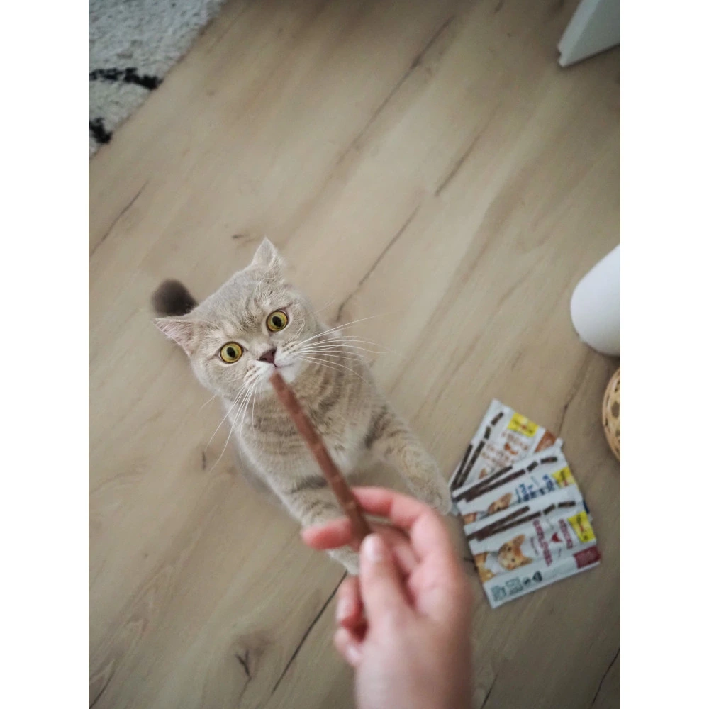 Ласощі GimCat для котів палички з м_ясом птиці 4 шт по 5 г