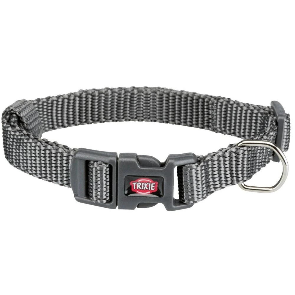 Нашийник Trixie для собак Premium нейлон графітовий розмір XS-S 22-35 см/10 мм