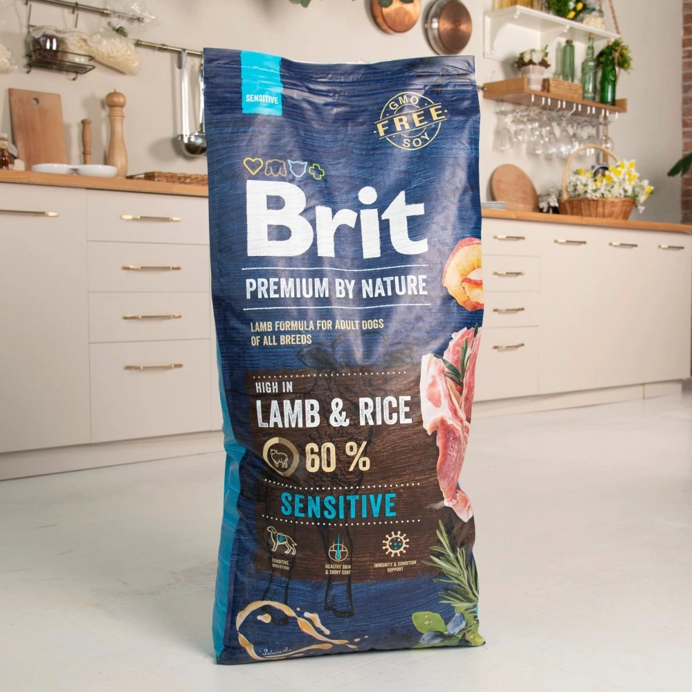 Корм сухой Brit Premium Dog Sensitive Lamb для собак с чувствительным пищеварением с ягненком 15 кг