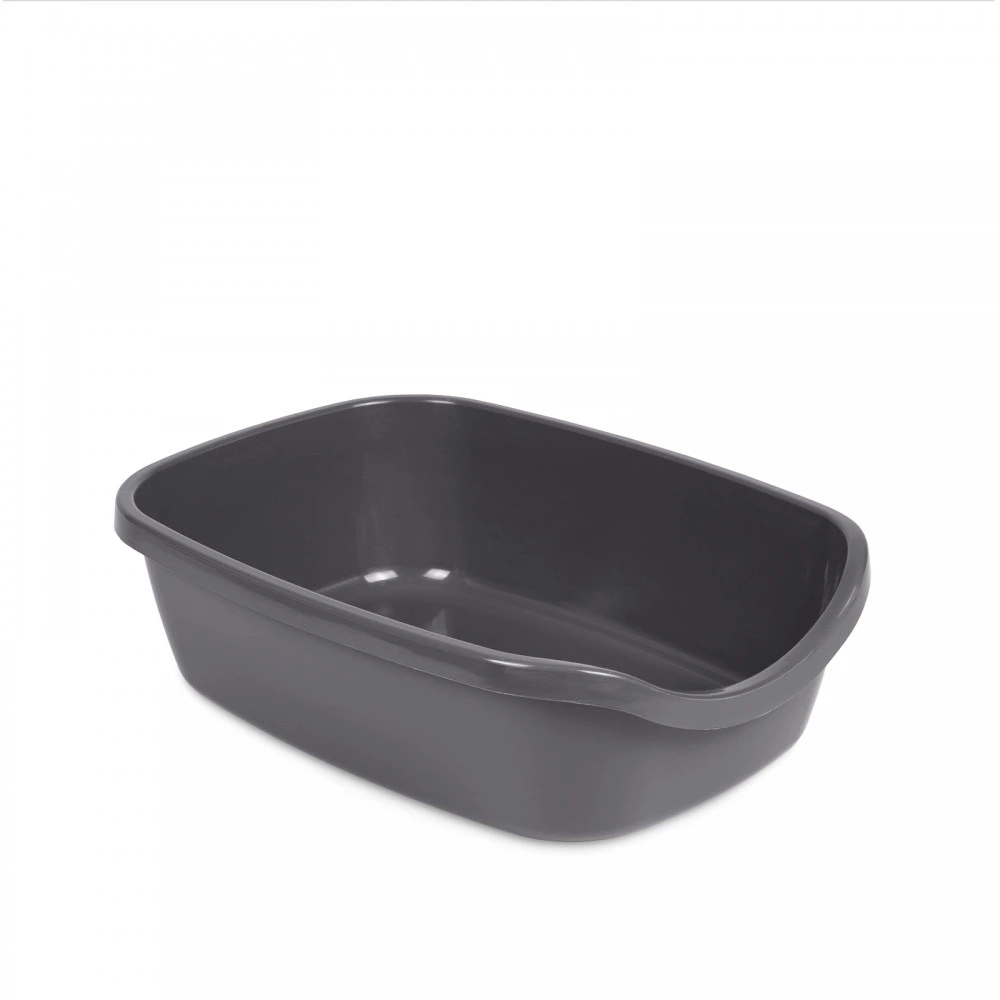 Туалет Природа Comfort M для кошек серый 41х30х13,5 см