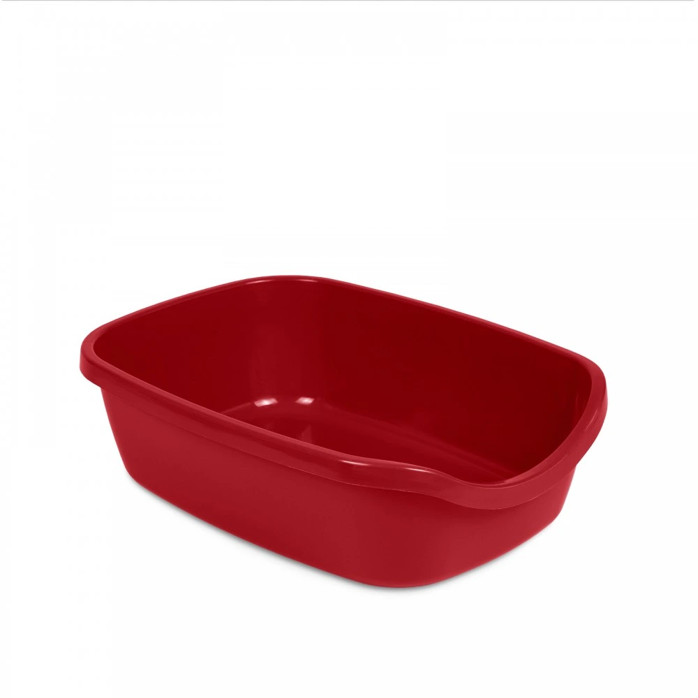 Туалет Природа Comfort M для кошек бордо 41х30х13,5 см
