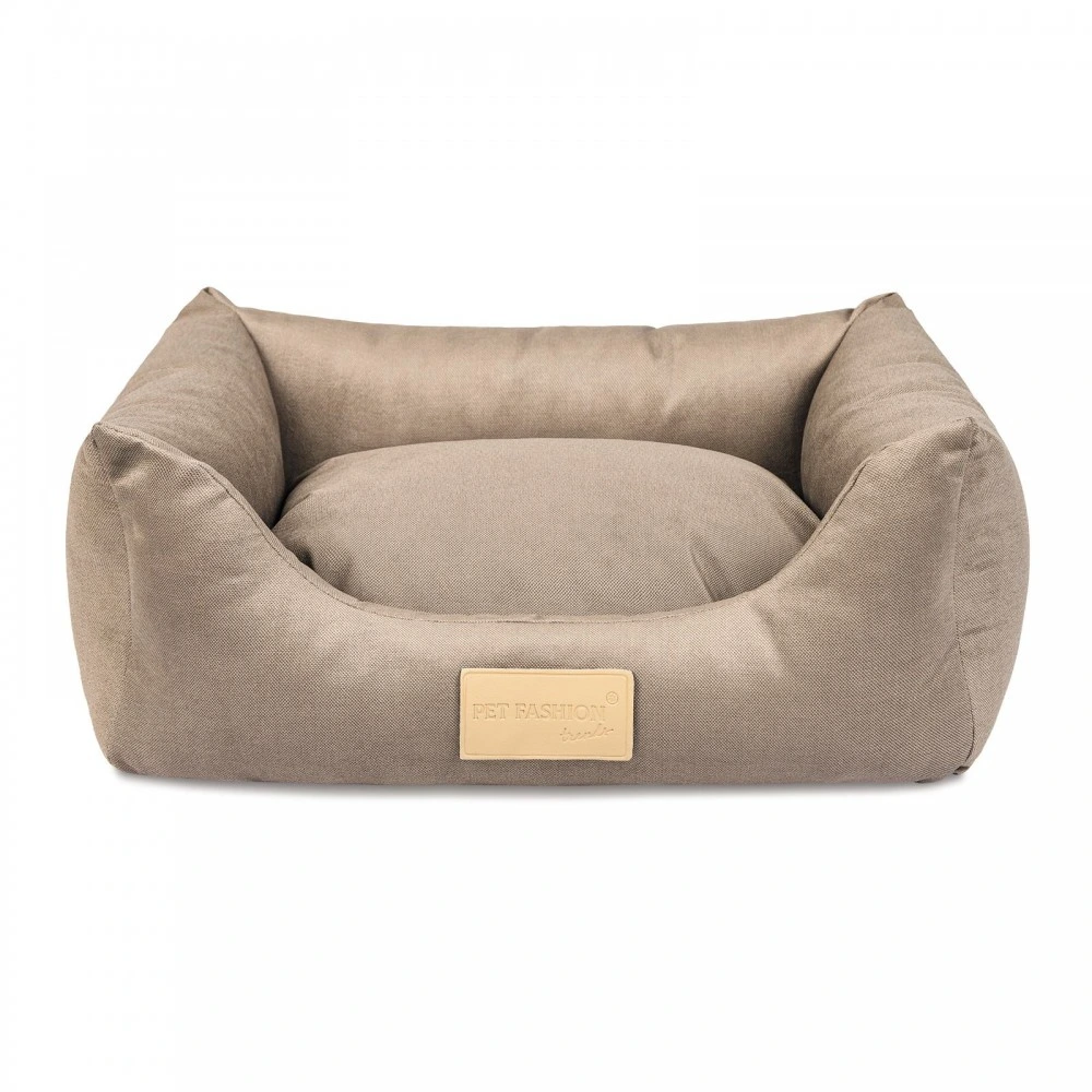 Лежак Pet Fashion Molly №1 для собак і котів пісочний 52х40х17 см