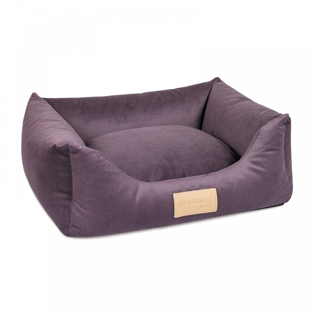 Лежак Pet Fashion Molly №1 для собак і котів фіолетовий 52х40х17 см