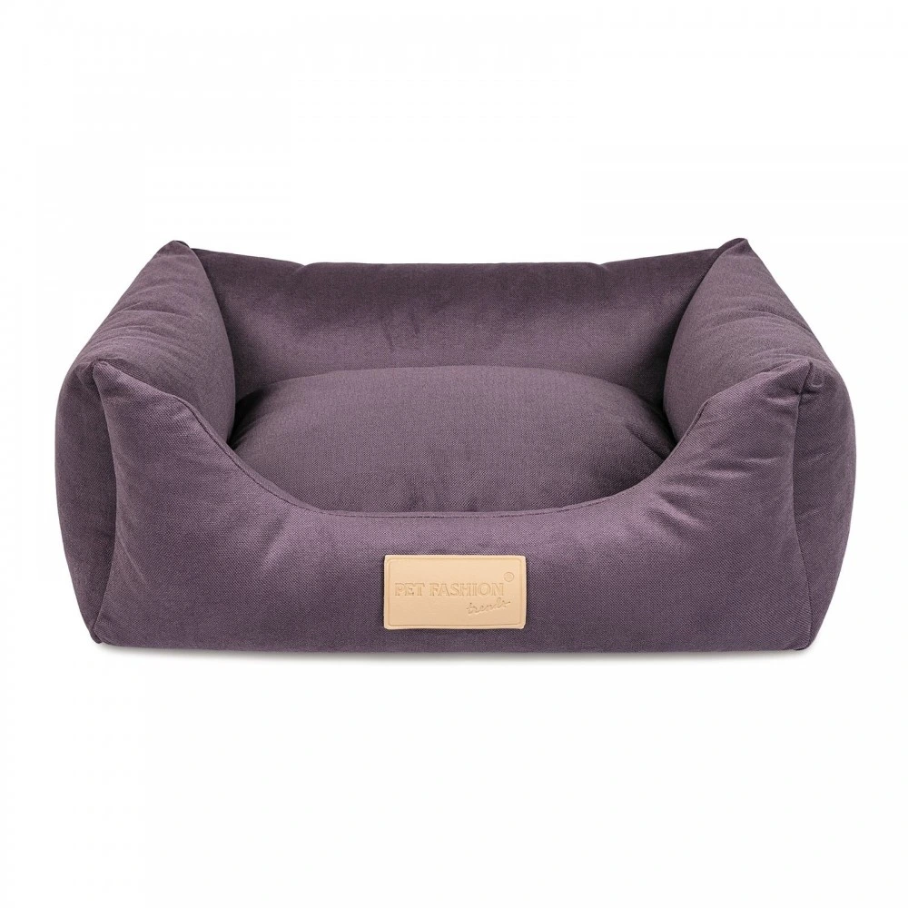 Лежак Pet Fashion Molly №1 для собак і котів фіолетовий 52х40х17 см