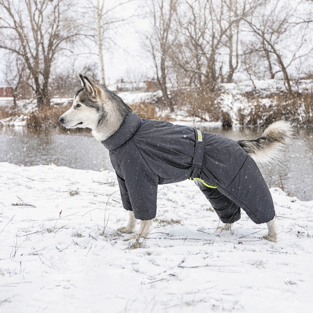 Комбінезон Pet Fashion COLD для собак сірий 5XL