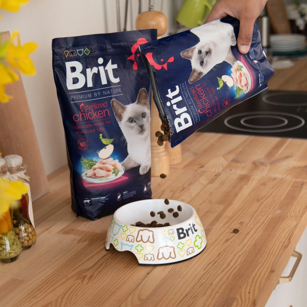 Корм сухой Brit Premium by Nature Cat Sterilised для стерилизованных кошек с курицей 8 кг