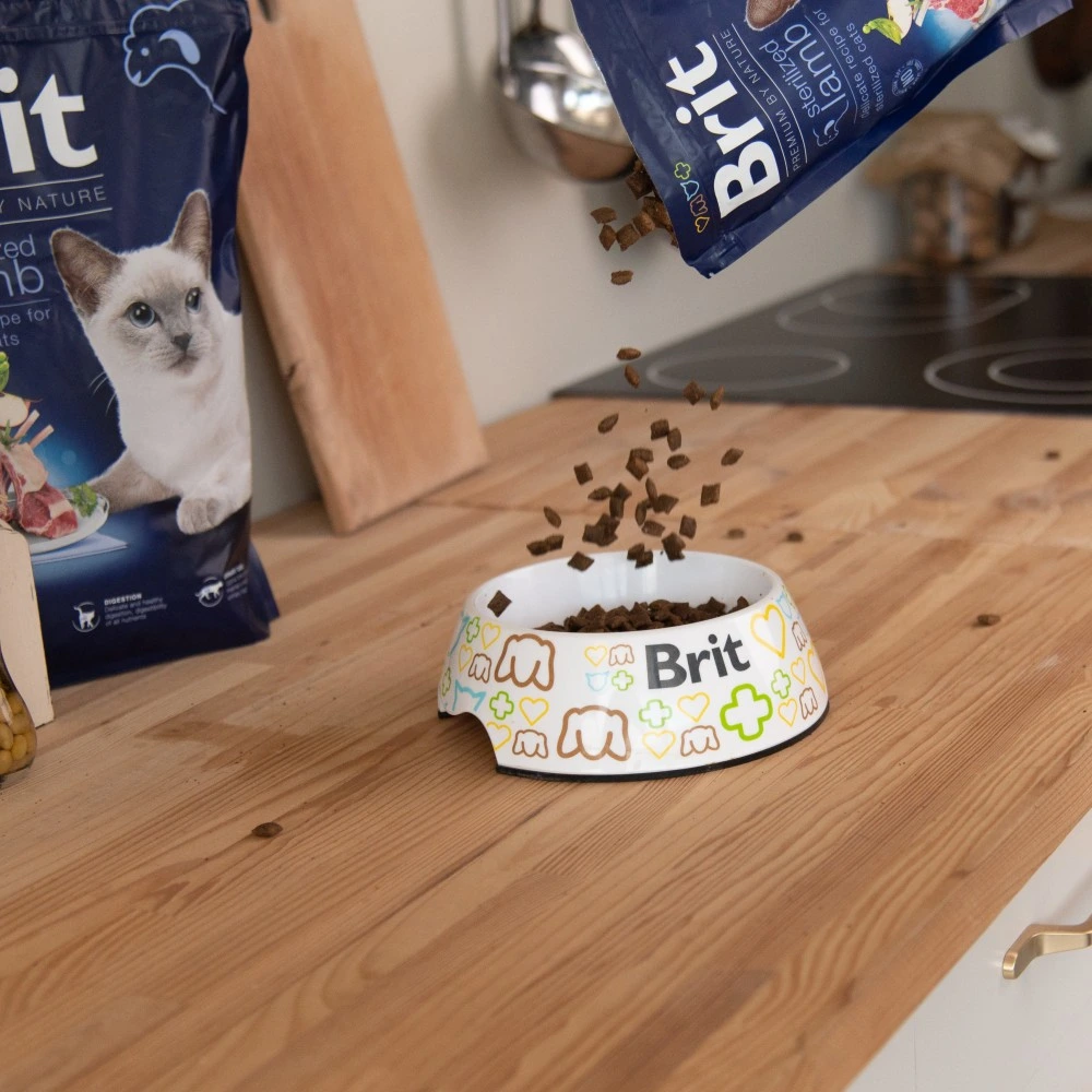 Корм сухий Brit Premium by Nature Cat Sterilized Lamb для стерилізованих котів з ягням 300 г