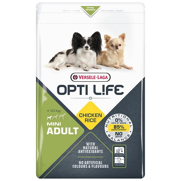 Корм для собак Opti Life Adult Mini, 2.5 кг