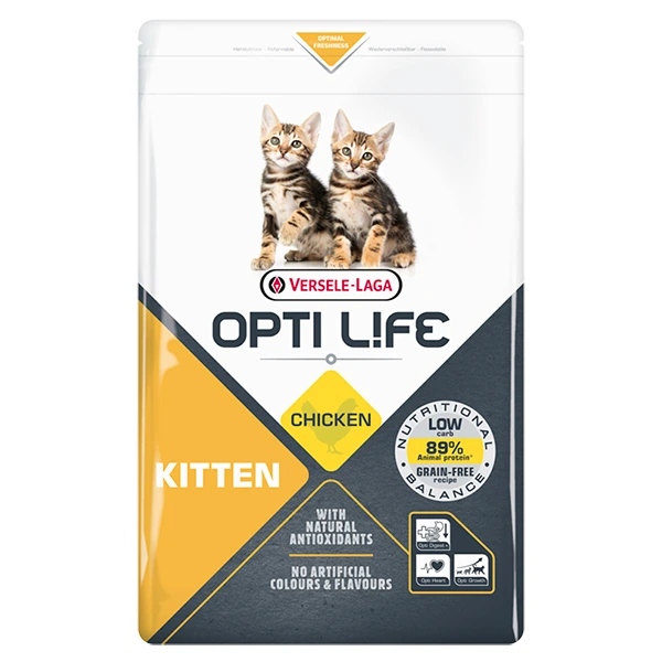 Корм для котів Opti Life Kitten, беззерновий, 2.5 кг