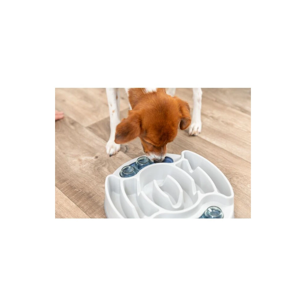 Игрушка Trixie Dog Activity для собак и кошек Slide and Feed интерактивная развивающая пластик 30х27 см