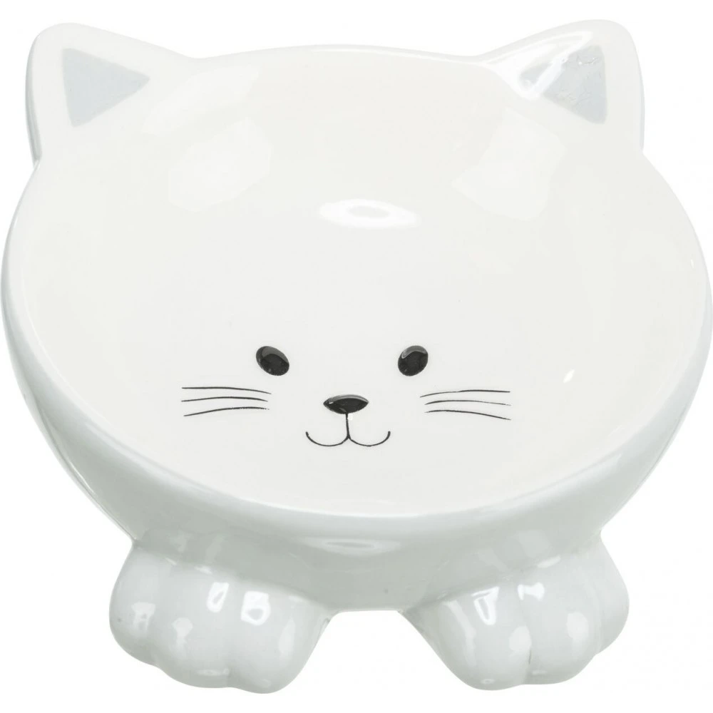 Миска Trixie для кошек Котик керамическая 150 мл d-14 см